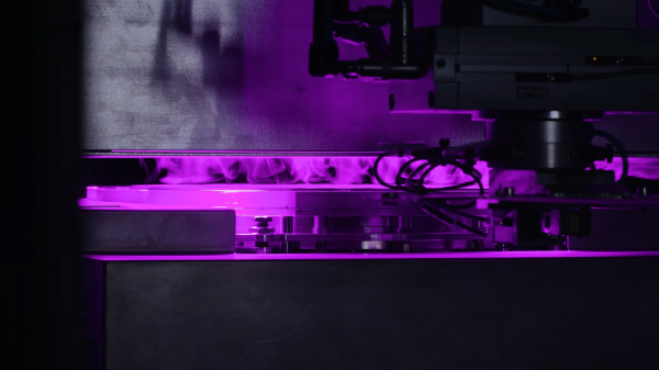 Waver cured in a UV-Curing Process 